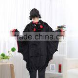 Flannel Cartoon Adult Animal Jumpsuit Animal Pajamas Jumpsuit Bat Design thumbnail-5