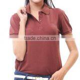 Women Polo Shirt, Short Sleeve, 95% Polyester - 5% Spandex thumbnail-2