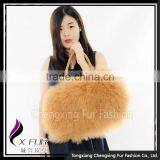 CX-H-24D Wholesale Hand Bags Real Tibetan Lamb Fur Ladies Handbag Tote Bag thumbnail-1