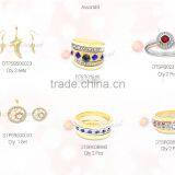 Combo Jewelry For USD $ 250 With Free Shipping Consist of 67 Designers Pieces of Mixed Plated Rings, Earrings,Pendant thumbnail-6