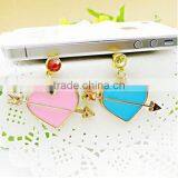 Fashion Smart Phone Diamond Dust Plug 3.5mm Earphone Plug for Ladies thumbnail-5