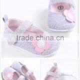 2017 New Design Walking Canvas Casual Cute Flower Girls Baby Shoes for 1years Old thumbnail-2