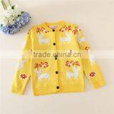 New Arrival/desings/items Sweaters 2016 New Girls Cardigan 3 Candy Colors Little Sweater Design With Cute Patterns thumbnail-2