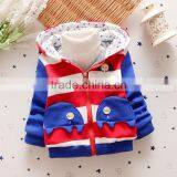 Latest Cute Elephant Pattern Design Thick Warm Winter Kids Coats For Boys thumbnail-2
