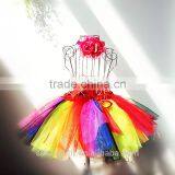 Rainbow Tutu Skirts Kids Rainbow Tutu thumbnail-3