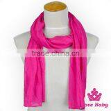 Fashions Baby Products Solid Color Scarf Handmade Children&Baby Casual Neck Wear Linen Scarf thumbnail-5