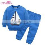 Hot Sale Custom OEM Cute Baby Boys Hoodies +pants,100% Cotton Spring or Autumn Baby Girls Wear Outfits thumbnail-4
