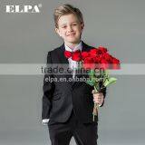ELPA Fancy Flower Boy Black Designer 3 Piece Formal Suits for Boys thumbnail-1