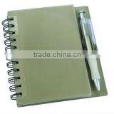 Plastic paper cover promotion notepad customize any logo