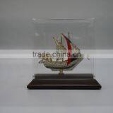 Modern Diamond Crystal Ship Model/Elegant Ship Souvenir Business Gifts