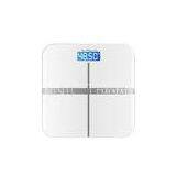 Glass white modern Electronic Bathroom Scales high Precision Elegant