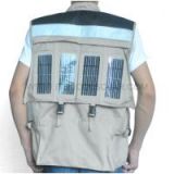 Solar Vest with Charger for Outdoor Workers