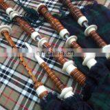 Scottish Highland Traditional Mount Bagpipe With Tartan Cover thumbnail-2