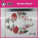 XY-05 Embroiderychemical Lace Collar,colorful Neckline Applique Rose Collars High-fashion Lace Collar Wholesale thumbnail-2