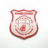 Free Samples Brand Patches Cap Machine Woven Badge