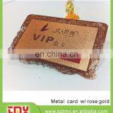 86*54*0.3mm Aluminum/ Stainless Steel Metal Business Card ,embossed Metal Cards thumbnail-3