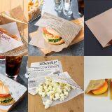 Offset Printing Coated Double Open Paper Bag for Burger Donuts Wrapping thumbnail-3