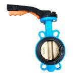 Wafer SS304 Disc Butterfly Valve With Aluminum Alloy Lever  D71X-16