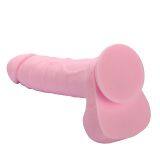 Strap-on Silicone Dildo Simple Silicone Dildo Without BallsSex Adjustable Harness Black Gold Dildo thumbnail-2