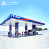 Environmental Space Frame Canopy Petrol Station Gas Filling Station Roof For Sale thumbnail-2