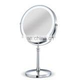 2020 New Amazon 8 Inch LED Make up Ring Mirroor Mental Glass 5x 10x Magnification Standing Make Up Mirror thumbnail-3