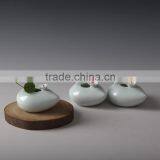 Chinese Money Bag Shape Ceramic Antique Flower Pot thumbnail-1