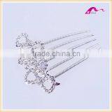 Top Quality Wedding Headwear Twinkle Crystal Bowknot Hair Combs For Women Hair Ornament thumbnail-3