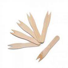 Disposable Cutlery French Fries Fork Chips Wooden Forks 85X10 MM Large thumbnail-4