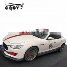 2018-2019 CQCV Style Body Kit Suitable for Maserati GHIBLI Carbon Fiber Front Lip Rear Lip Rear Spoiler Side Skirts Auto Tunning thumbnail-2