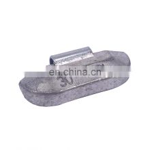 China YAQIYA Manufacture wholesale Pb material wheel balance weights clip on for steel and alloy rim use