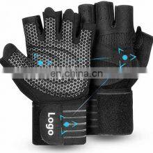 Gym Gloves New Fashion Design Outdoor Wrist Cloth Gym Sports Gloves thumbnail-1