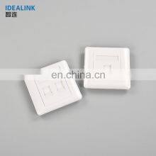86 Type Standard RJ45 Face Plate White Network Keystone With Face Plate thumbnail-2