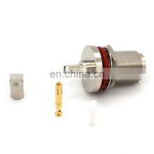 RF Coaxial Brass N Male Clamp Plug Connector for Cable RG58 LMR195 RG223 RG142 thumbnail-5