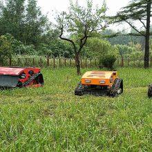 Petrol Remote Control Distance 200m Sharp Mowing Blades Remote Control Track Mower thumbnail-4