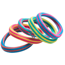 Children's Towel Ring Leather Band Color High Elastic Nylon Hair Ring Tied Hair Does Not Hurt Seamless Little Girl thumbnail-5