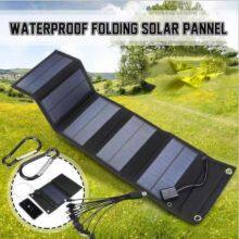 20W Solar Foldable Pack Battery Panel Mobile Charger Camping Portable Mobile Charging Power Supply thumbnail-2