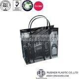 Hard Square Loop Handle Bag, Printed Loop Handle Bag, Stand Up Shopping Bag With Printing