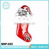 Wholesale Christmas Jewelry Cute Animal Christmas Enamel Bear Brooch Pins thumbnail-2