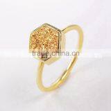 Druzy Ring 925 Sliver Ring Titanium Druzy Ring thumbnail-5