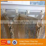 Beautiful Metallic Fabric Cloth, Metal Fabrication Drapery, Metal Mesh Curtain