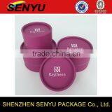 Customized Purple Round Gift Box Paper Packagings, Carboard Paper Box Packaging thumbnail-1
