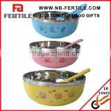 2014 New Arrival Stainless Steel Bowl With Spoon Thermal Insulated thumbnail-1