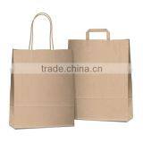 custom & design fashion thin craft paper shopping bag with handle