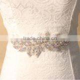 Delicate Shiny Leaf Bridal Veil Waist Chain thumbnail-3
