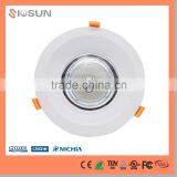 High Power 100w IP20 COB Black and White Lux Surface Downlight