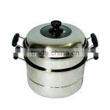Price for Kitchen Utensils 32cm Stainless Steel Food Steamer Pot in Guangdong 2015