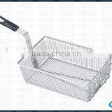 Standard McDonald's Fry Basket With Plastic Coated Handle for Commercial Kitchen thumbnail-3