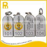 Hotel ID Room Number Key Chain With High Quality Metal Printed Customized Logo thumbnail-2