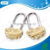 AJF 50MM Russia Style Wedding Heart Shape Lock thumbnail-3