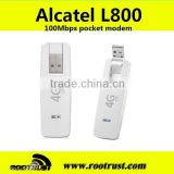 Brand new cheap Original Unlock 4G USB Modem LTE FDD 100Mbps Alcatel L800 And 4G LTE Dongle for nanosation